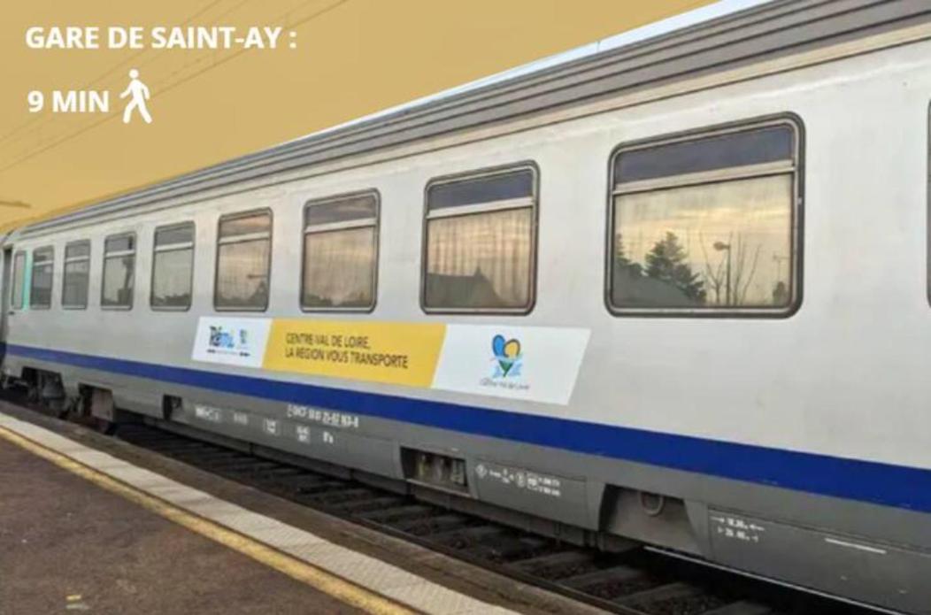 Saint-AyCharme De Loire A St Ay *T2*アパートメント エクステリア 写真